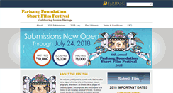 Desktop Screenshot of farhangfilmfest.org
